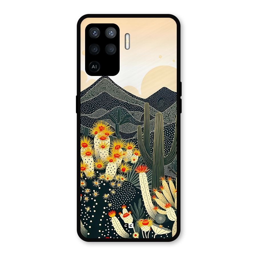 Aesthetic Desert Metal Back Case for Oppo F19 Pro