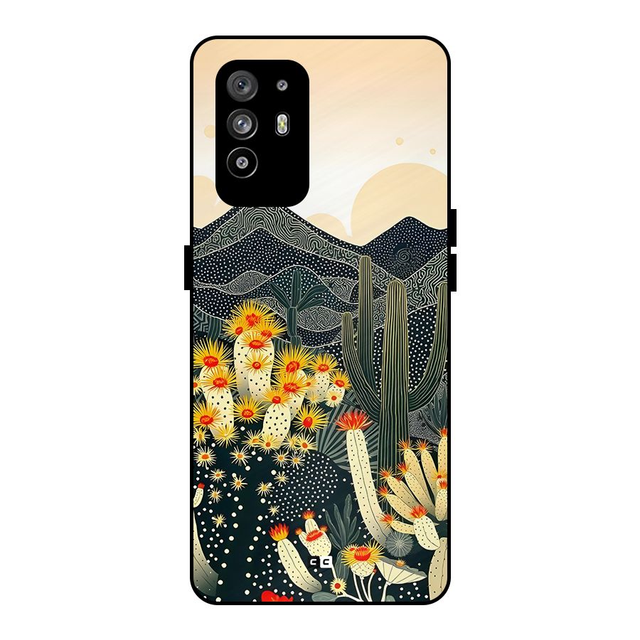 Aesthetic Desert Metal Back Case for Oppo F19 Pro Plus 5G