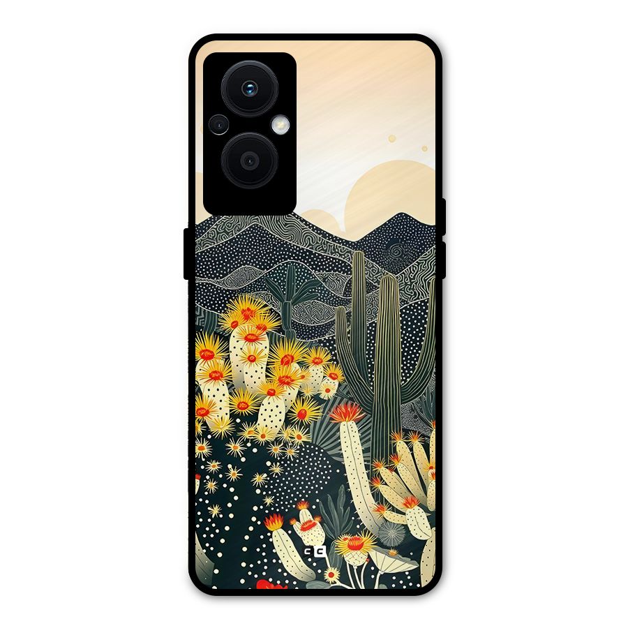 Aesthetic Desert Metal Back Case for Oppo F21s Pro 5G