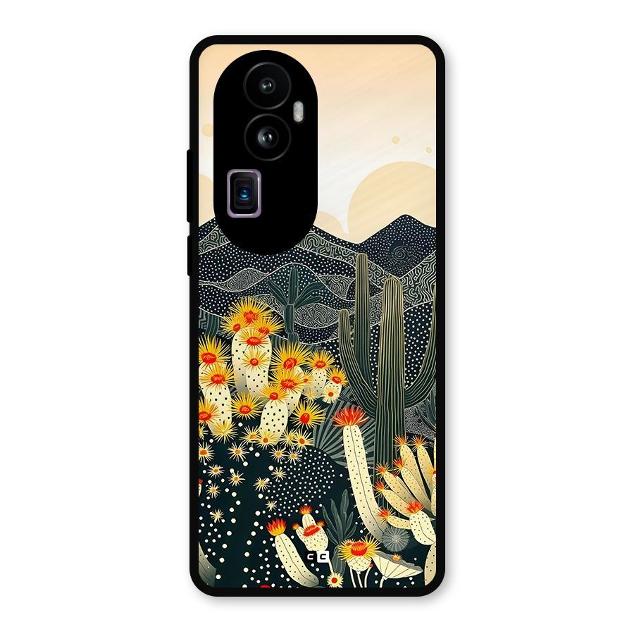 Aesthetic Desert Metal Back Case for Oppo Reno10 Pro Plus