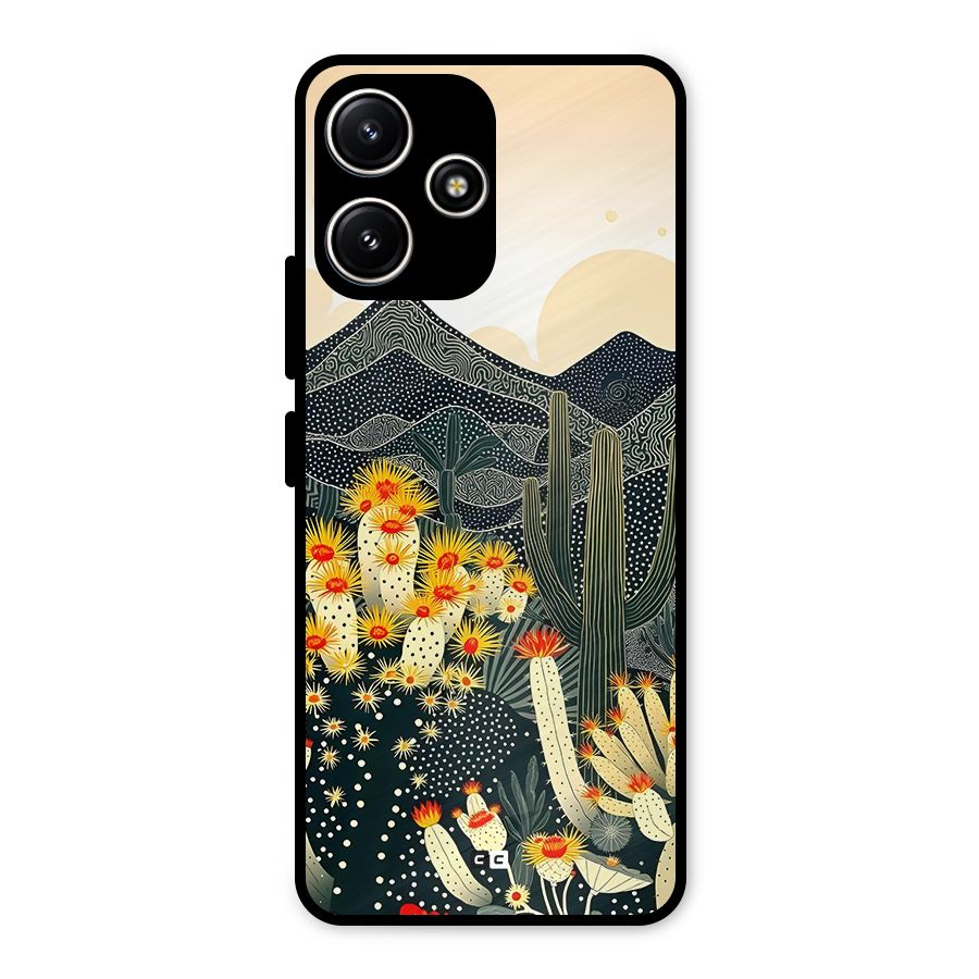 Aesthetic Desert Metal Back Case for Poco M6 Pro