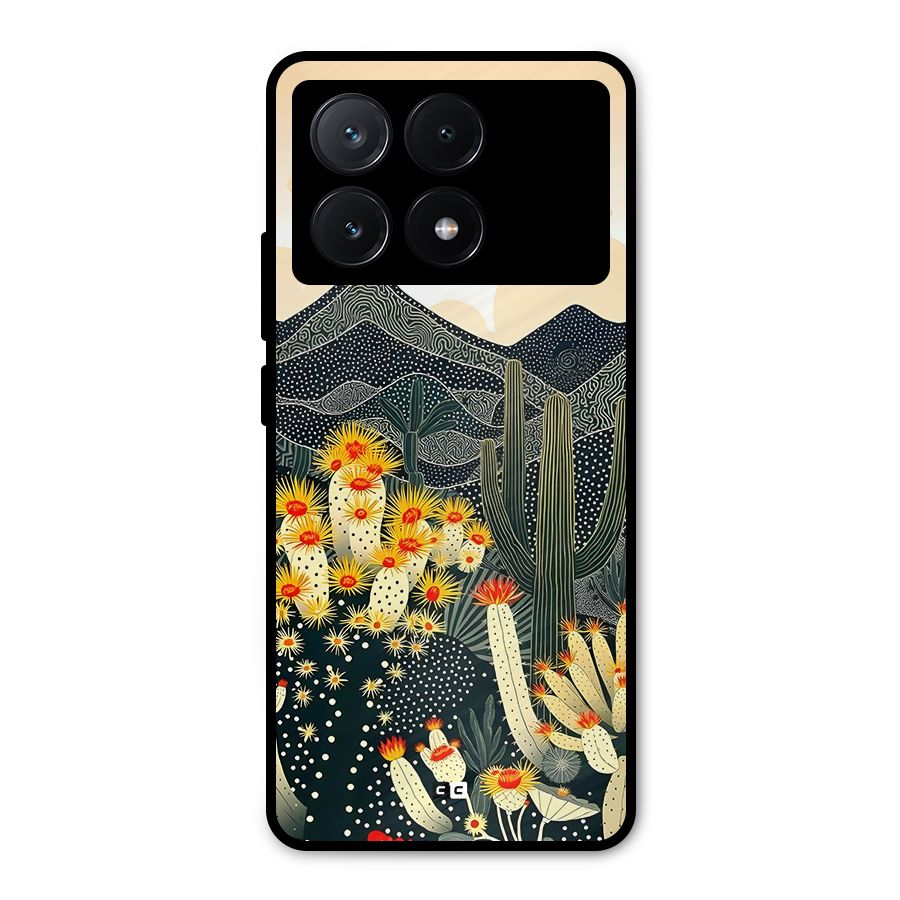Aesthetic Desert Metal Back Case for Poco X6 Pro