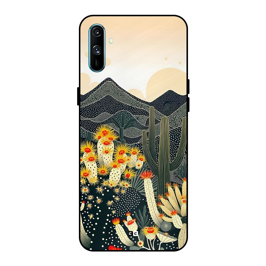 Aesthetic Desert Metal Back Case for Realme C3