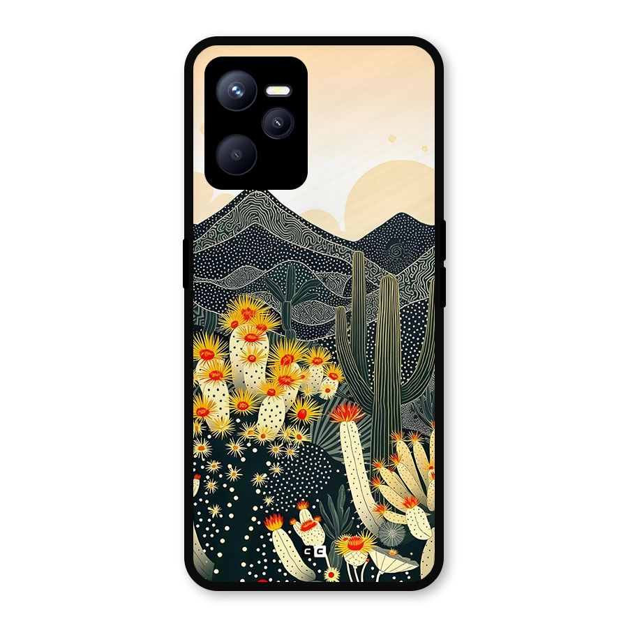Aesthetic Desert Metal Back Case for Realme C35