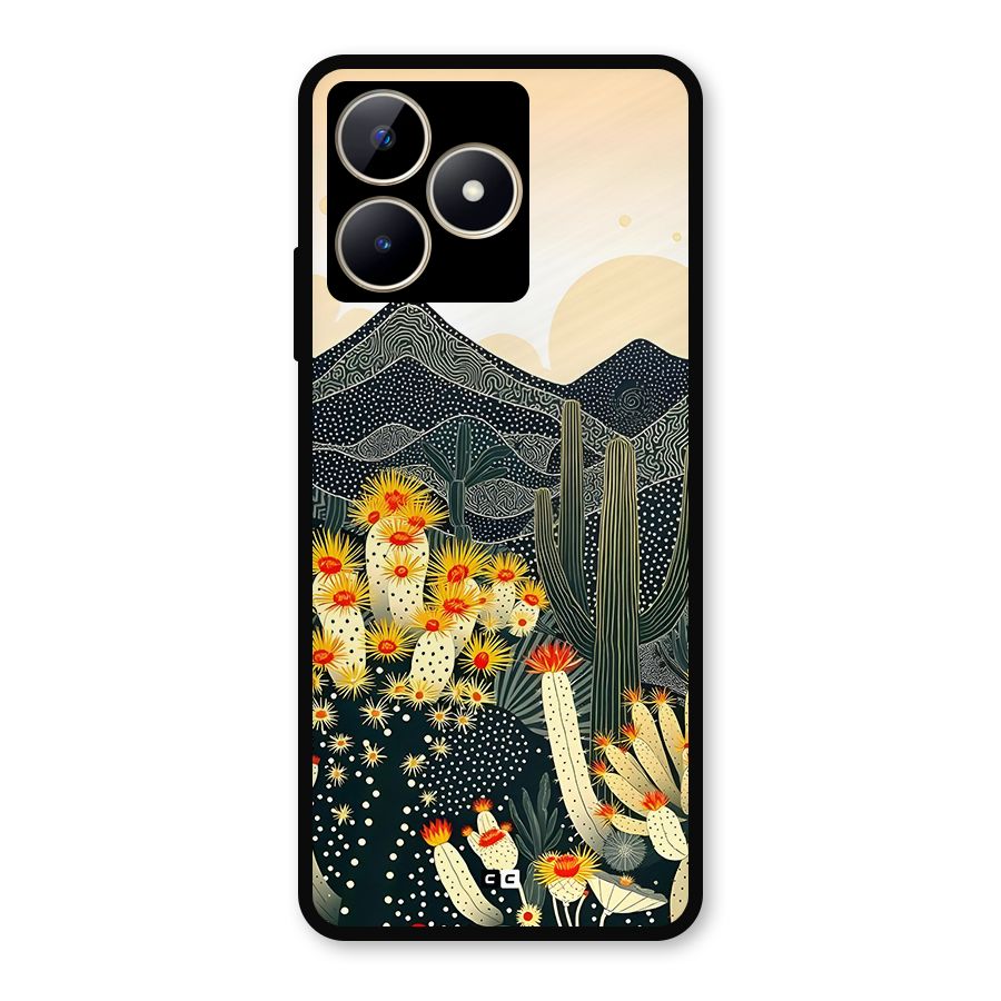 Aesthetic Desert Metal Back Case for Realme C53