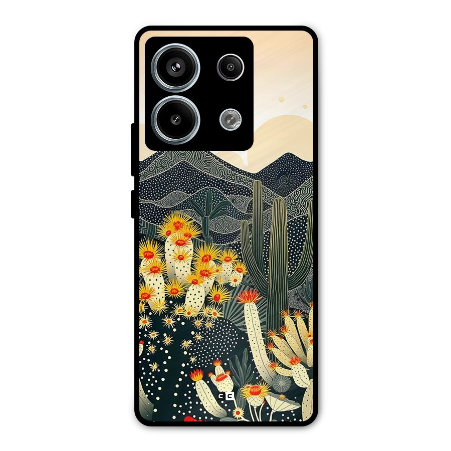 Aesthetic Desert Metal Back Case for Redmi Note 13 Pro 5G
