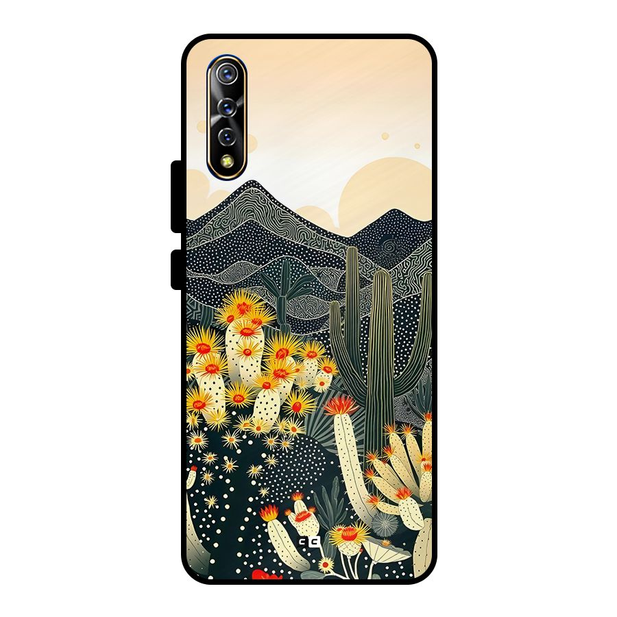 Aesthetic Desert Metal Back Case for Vivo S1