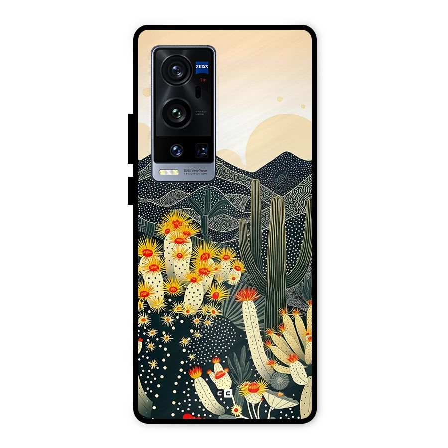 Aesthetic Desert Metal Back Case for Vivo X60 Pro Plus