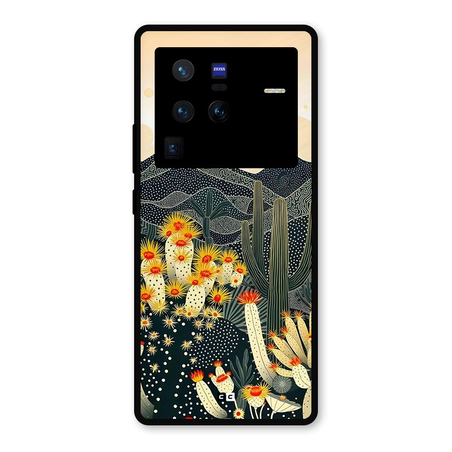 Aesthetic Desert Metal Back Case for Vivo X80 Pro
