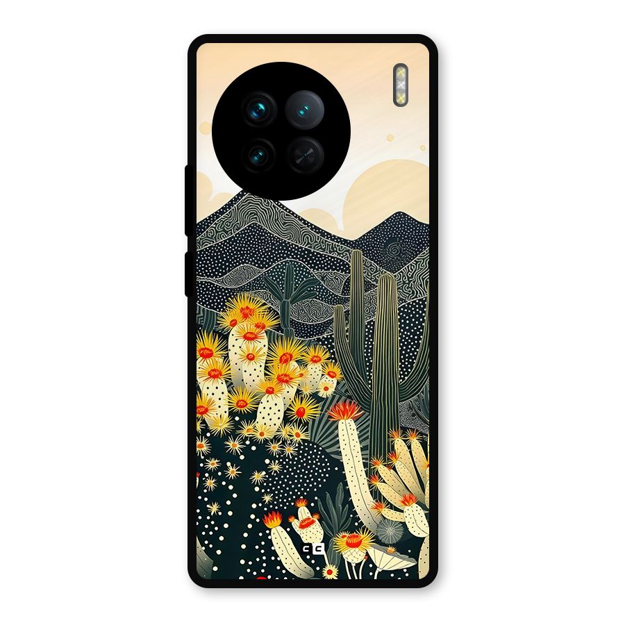 Aesthetic Desert Metal Back Case for Vivo X90