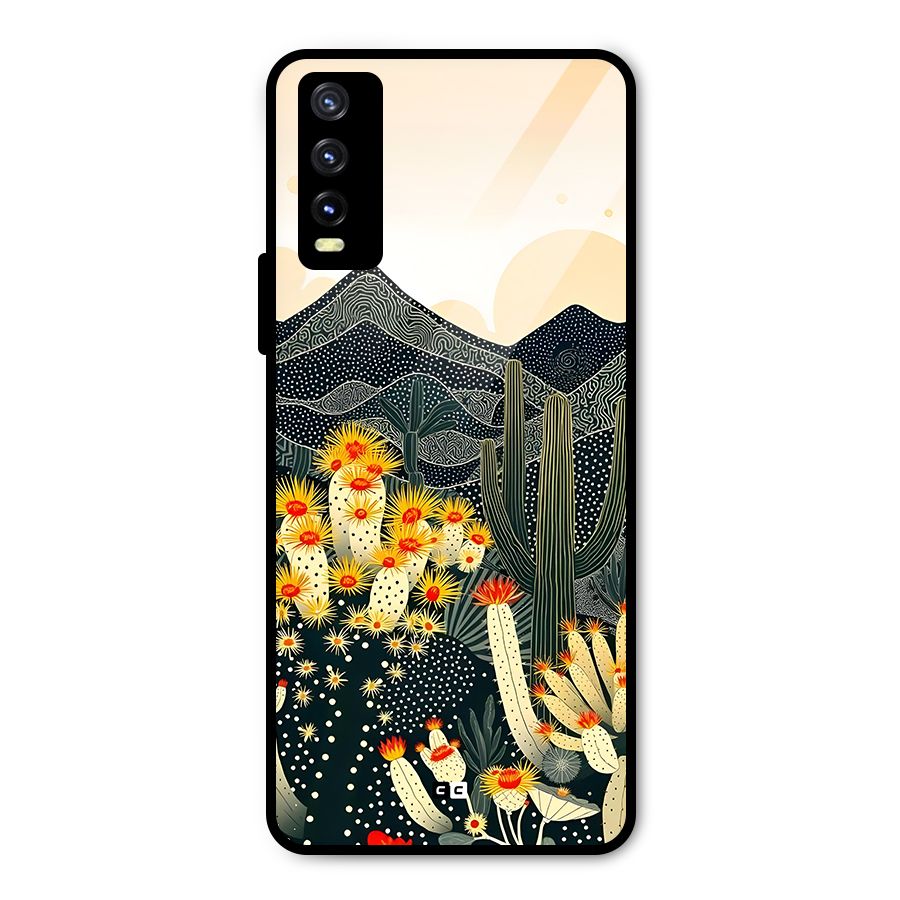 Aesthetic Desert Metal Back Case for Vivo Y20