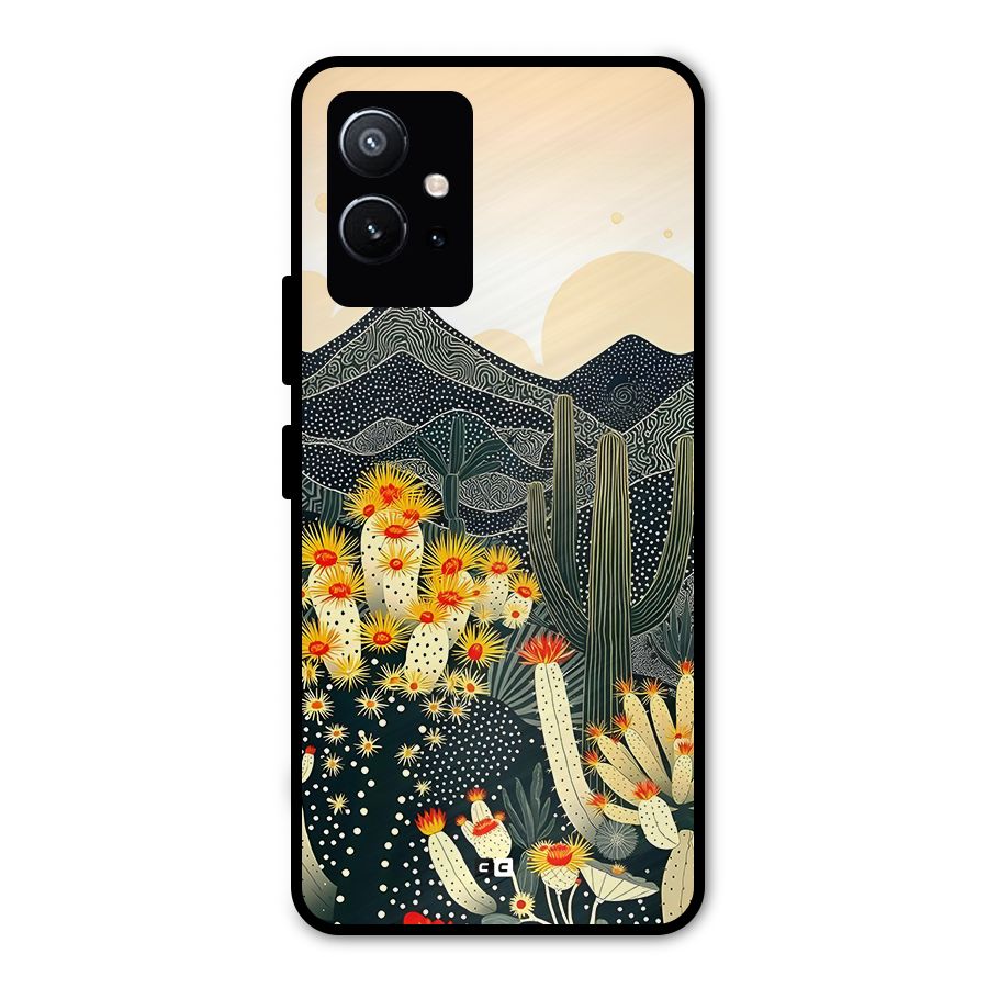 Aesthetic Desert Metal Back Case for Vivo Y75 5G