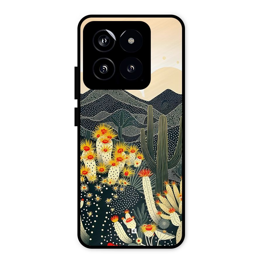 Aesthetic Desert Metal Back Case for Xiaomi 14