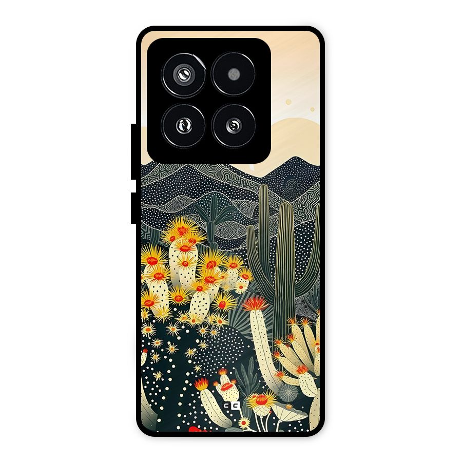 Aesthetic Desert Metal Back Case for Xiaomi 14 Pro
