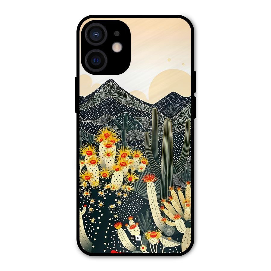 Aesthetic Desert Metal Back Case for iPhone 12 Mini