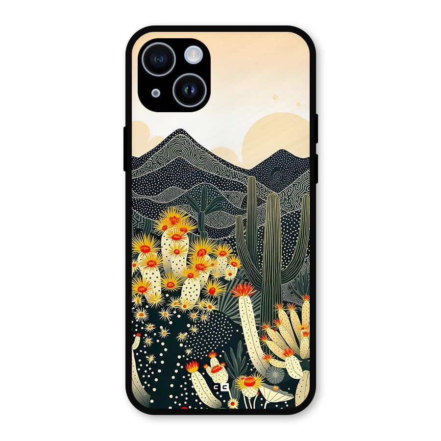 Aesthetic Desert Metal Back Case for iPhone 14