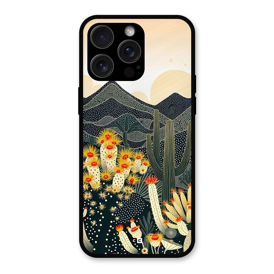 Aesthetic Desert Metal Back Case for iPhone 15 Pro Max