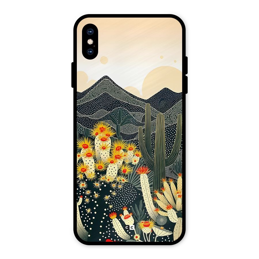 Aesthetic Desert Metal Back Case for iPhone XS Max