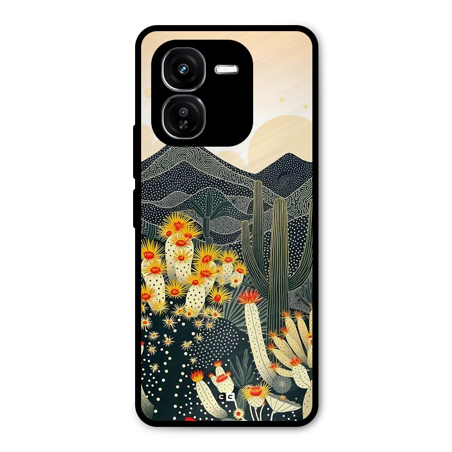Aesthetic Desert Metal Back Case for iQOO Z9x