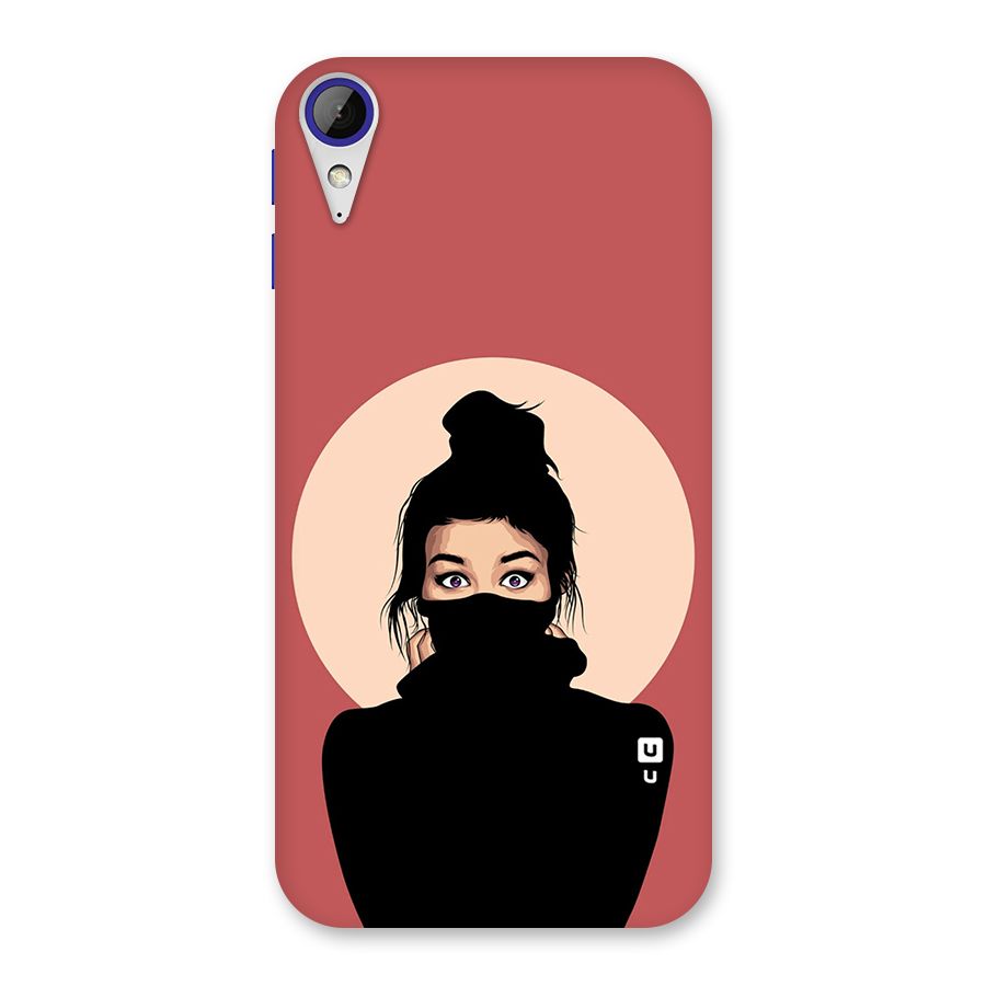 Aesthetic Digital Art Girl Back Case for Desire 830