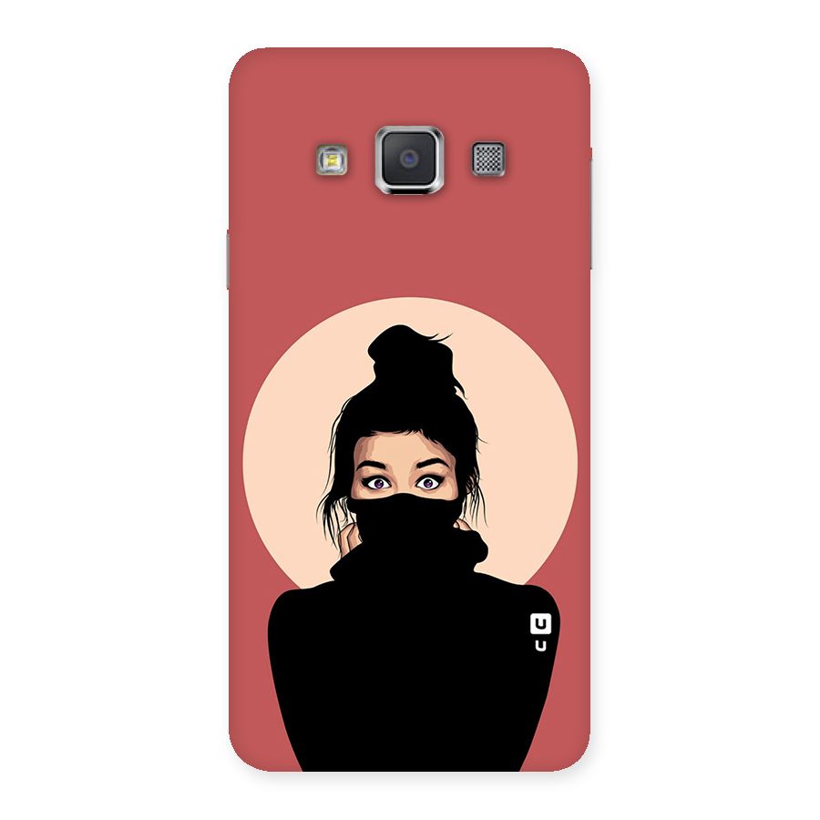 Aesthetic Digital Art Girl Back Case for Galaxy A3