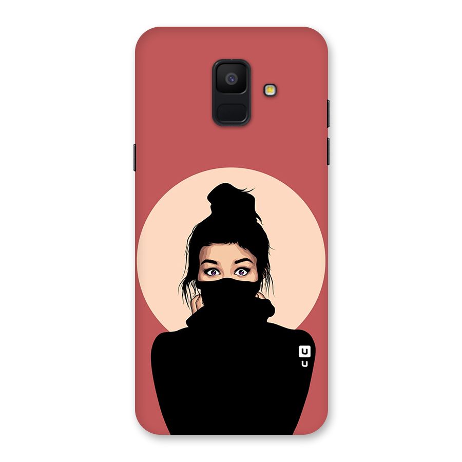 Aesthetic Digital Art Girl Back Case for Galaxy A6 (2018)
