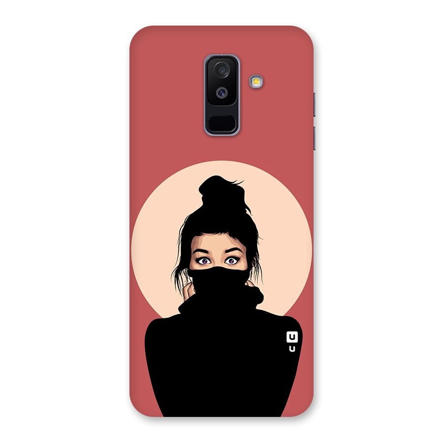 Aesthetic Digital Art Girl Back Case for Galaxy A6 Plus