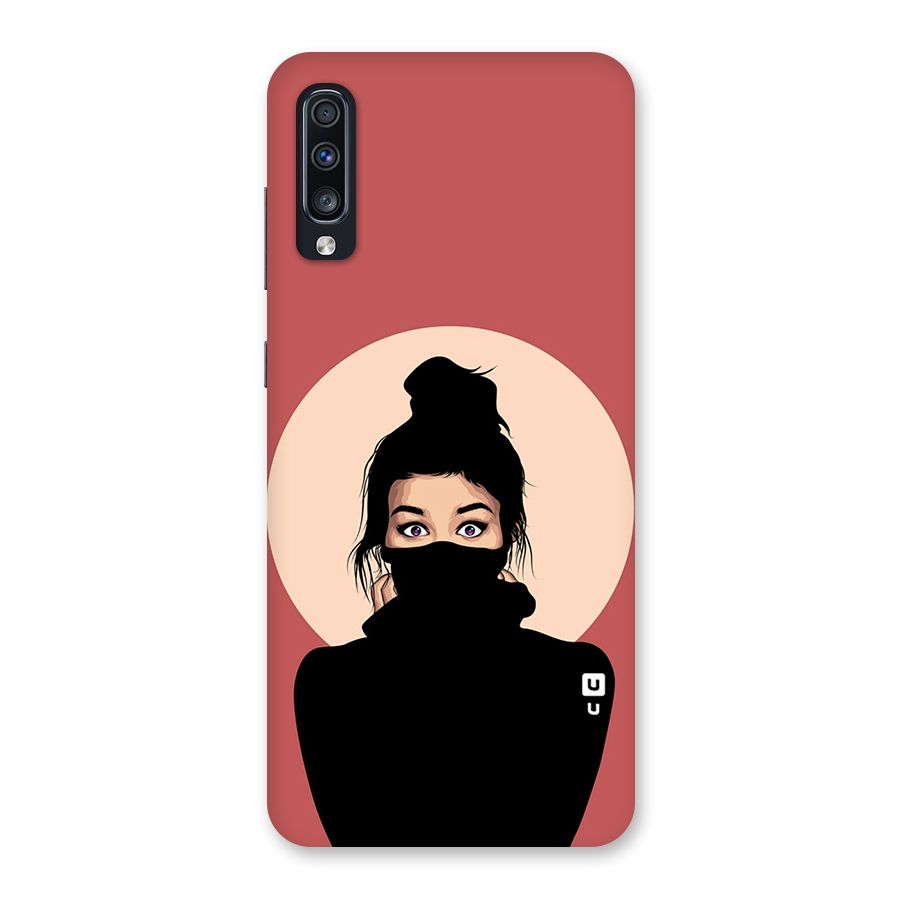 Aesthetic Digital Art Girl Back Case for Galaxy A70