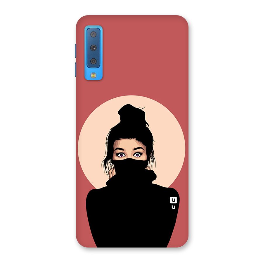 Aesthetic Digital Art Girl Back Case for Galaxy A7 (2018)