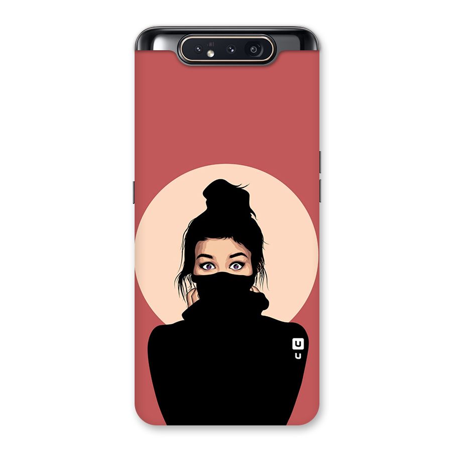 Aesthetic Digital Art Girl Back Case for Galaxy A80