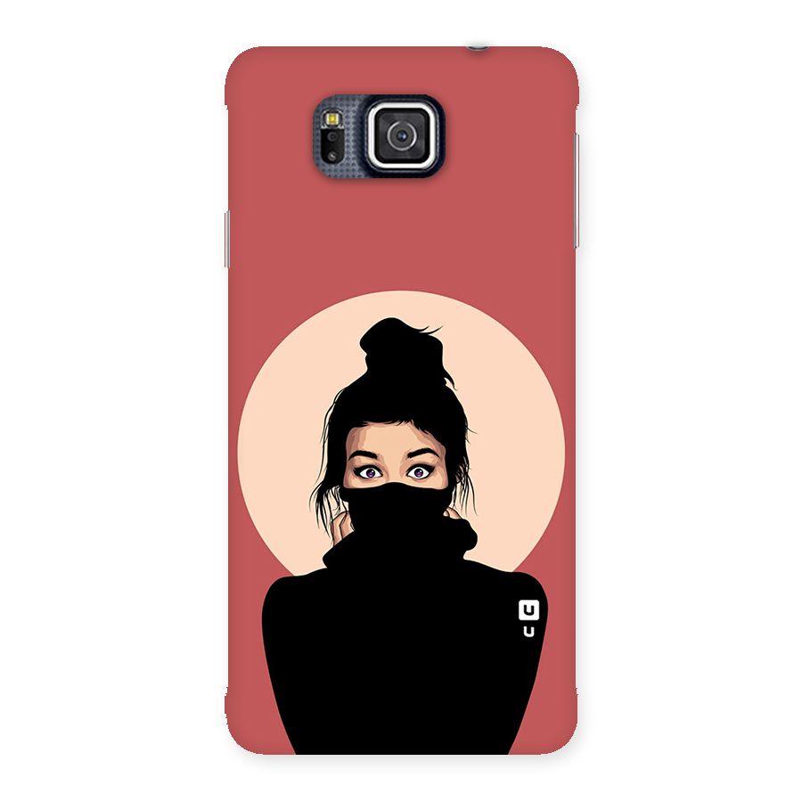 Aesthetic Digital Art Girl Back Case for Galaxy Alpha