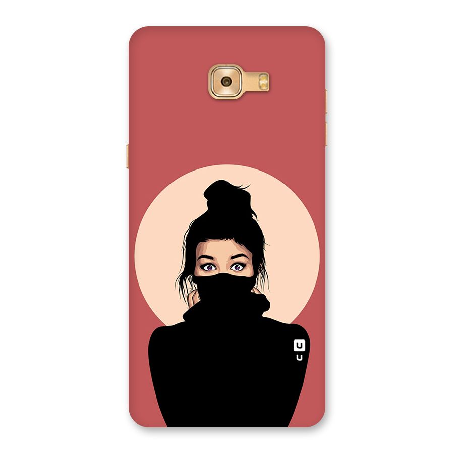 Aesthetic Digital Art Girl Back Case for Galaxy C9 Pro