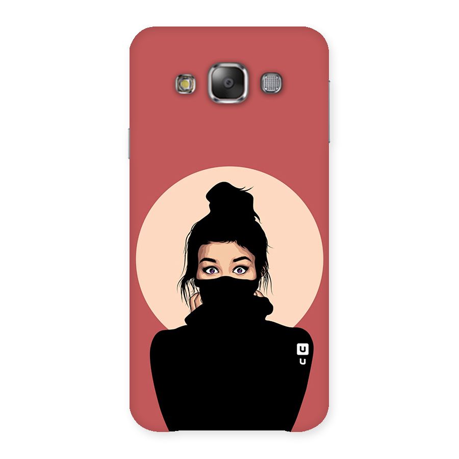 Aesthetic Digital Art Girl Back Case for Galaxy E7