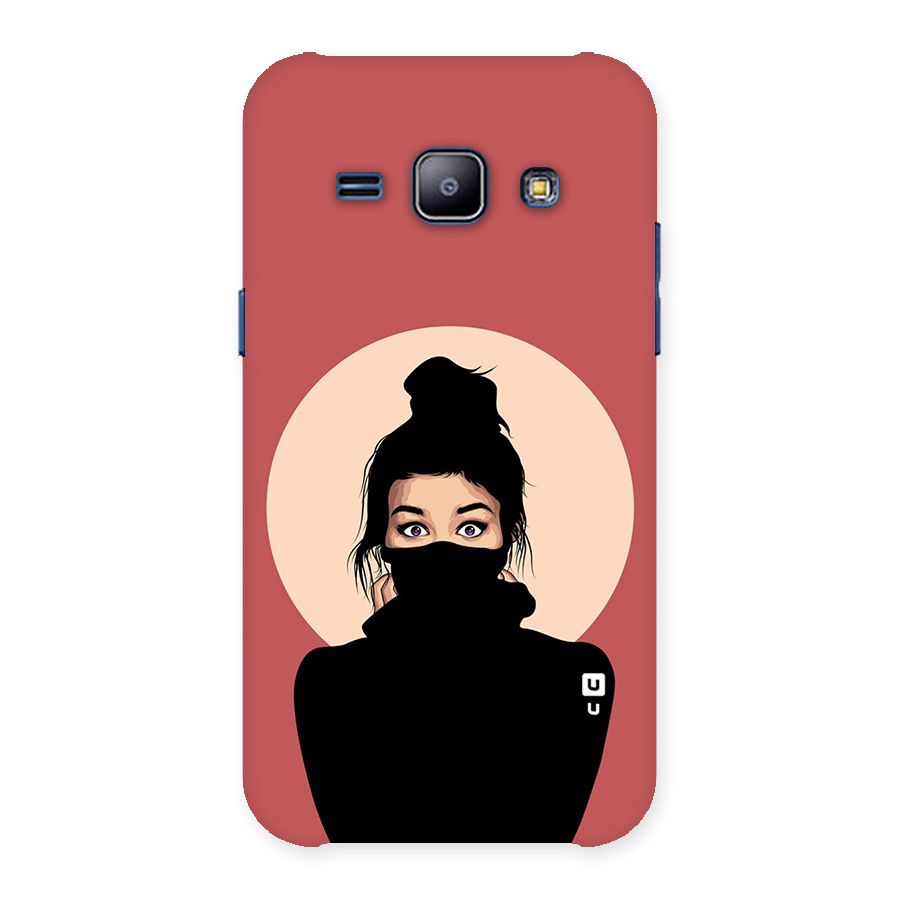 Aesthetic Digital Art Girl Back Case for Galaxy J1