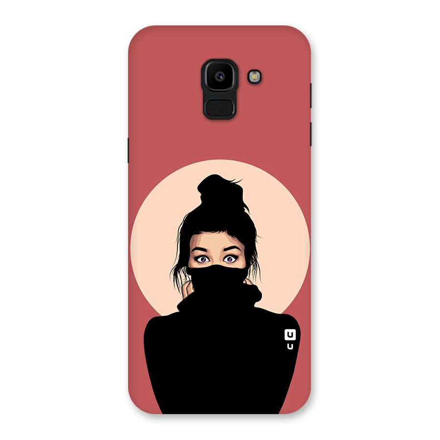 Aesthetic Digital Art Girl Back Case for Galaxy J6
