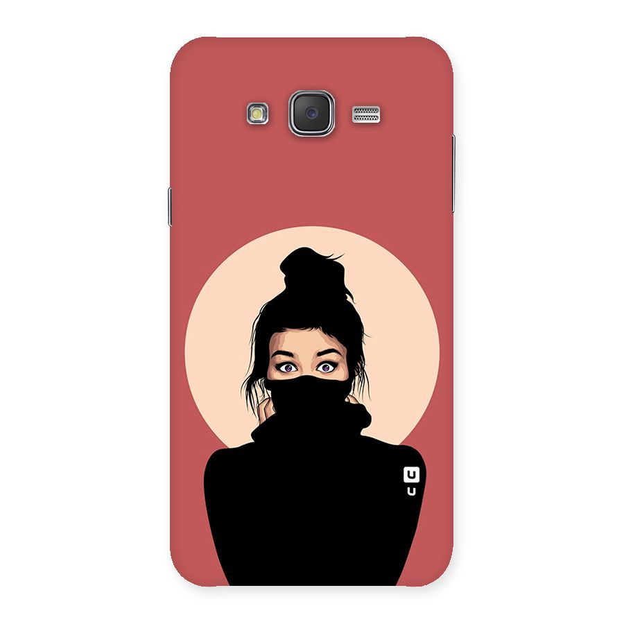 Aesthetic Digital Art Girl Back Case for Galaxy J7