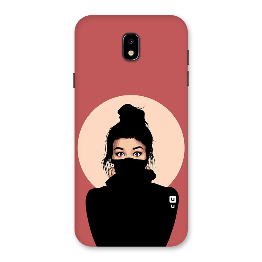 Aesthetic Digital Art Girl Back Case for Galaxy J7 Pro