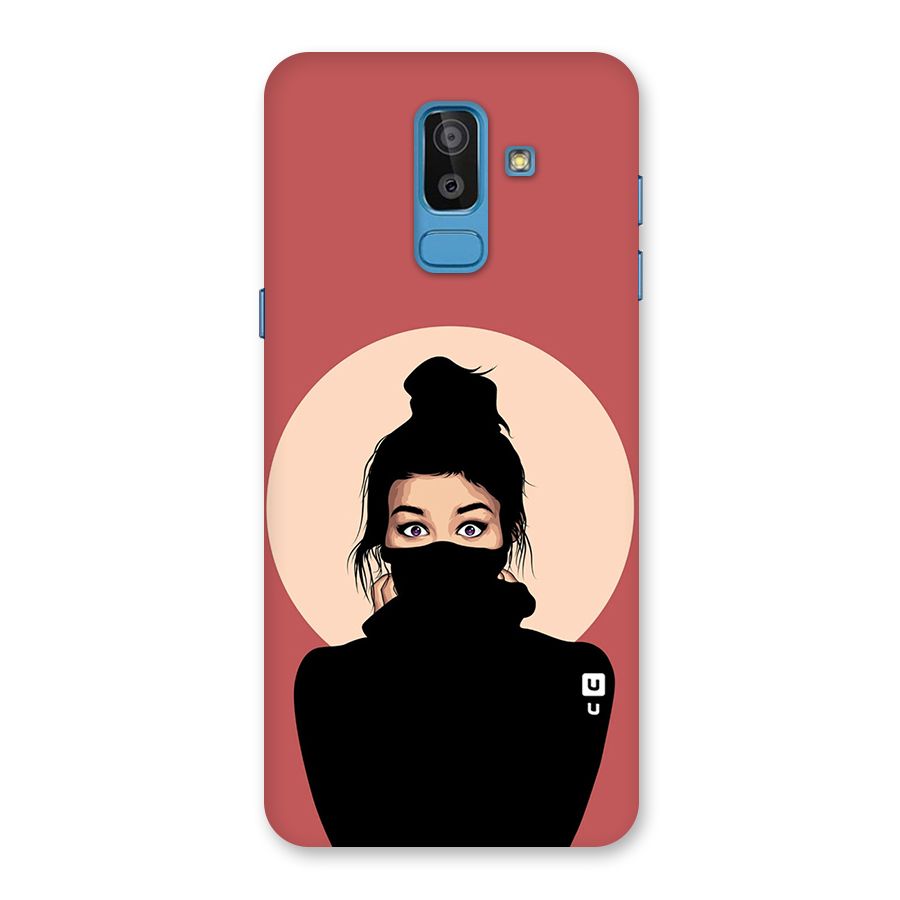 Aesthetic Digital Art Girl Back Case for Galaxy J8
