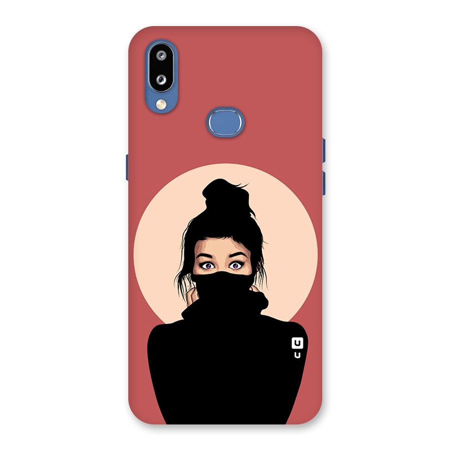 Aesthetic Digital Art Girl Back Case for Galaxy M01s