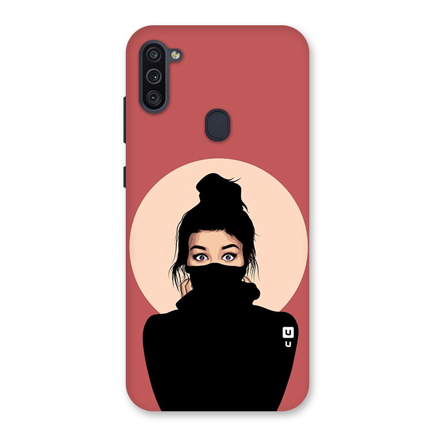Aesthetic Digital Art Girl Back Case for Galaxy M11