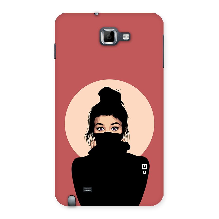 Aesthetic Digital Art Girl Back Case for Galaxy Note