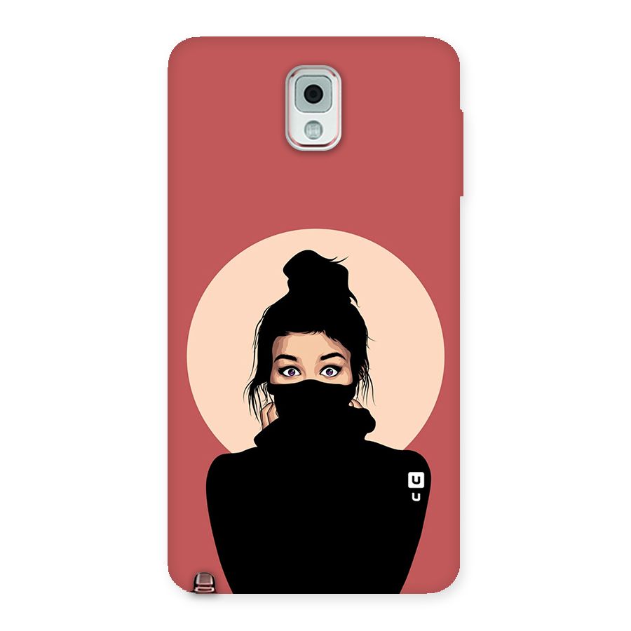 Aesthetic Digital Art Girl Back Case for Galaxy Note 3