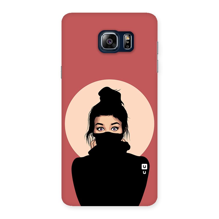 Aesthetic Digital Art Girl Back Case for Galaxy Note 5