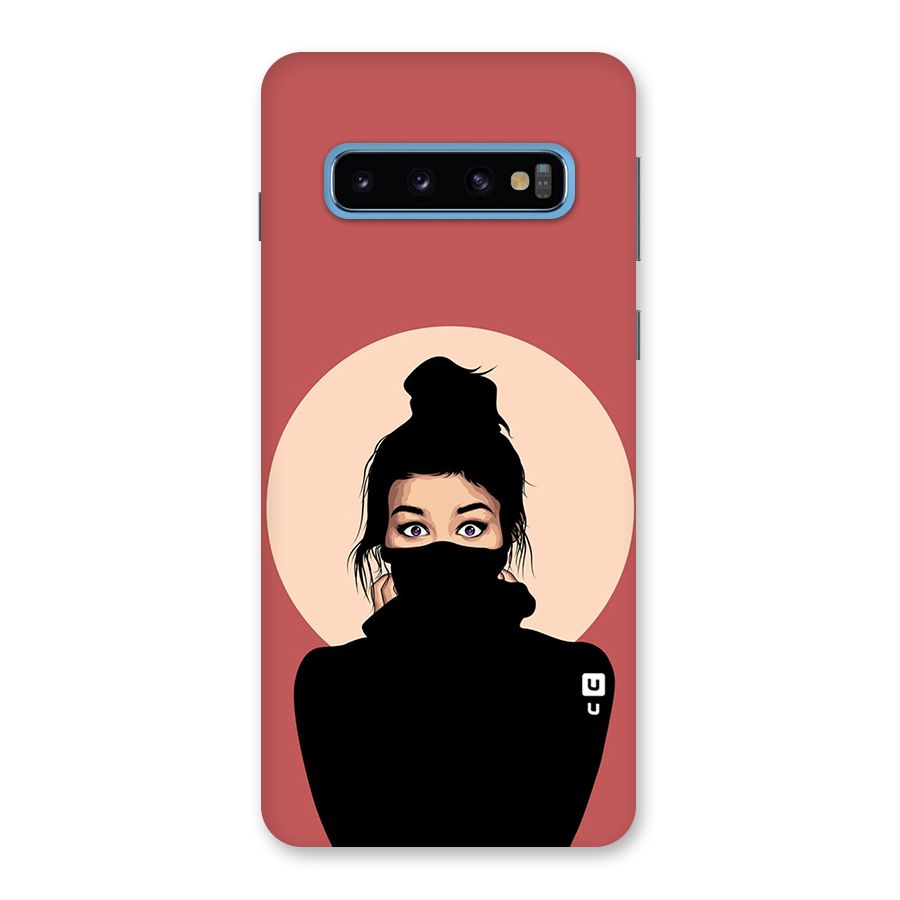 Aesthetic Digital Art Girl Back Case for Galaxy S10