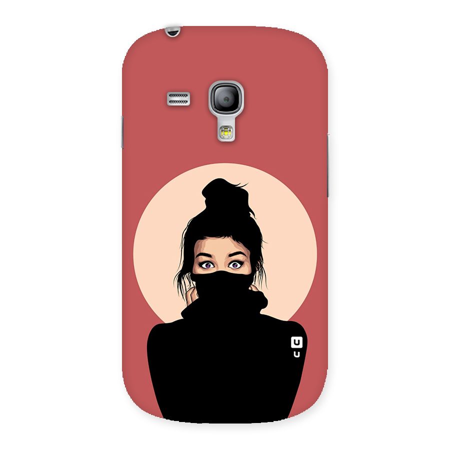 Aesthetic Digital Art Girl Back Case for Galaxy S3 Mini