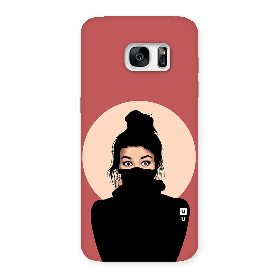 Aesthetic Digital Art Girl Back Case for Galaxy S7 Edge