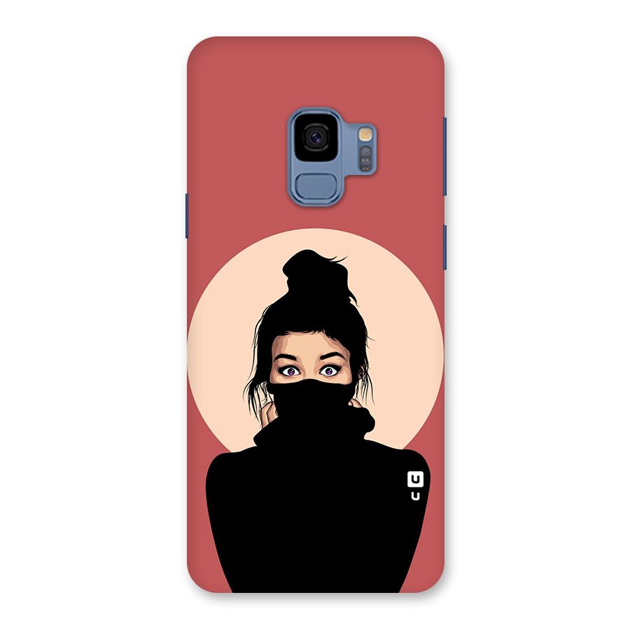 Aesthetic Digital Art Girl Back Case for Galaxy S9