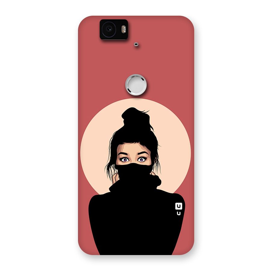 Aesthetic Digital Art Girl Back Case for Google Nexus-6P