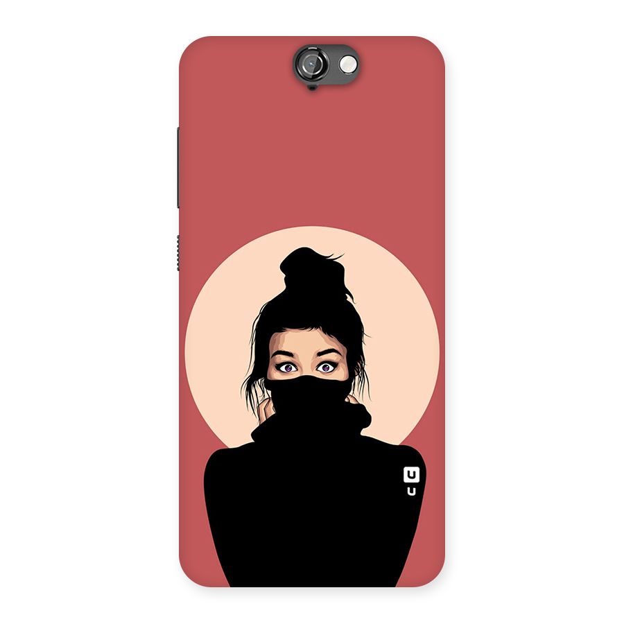 Aesthetic Digital Art Girl Back Case for HTC One A9