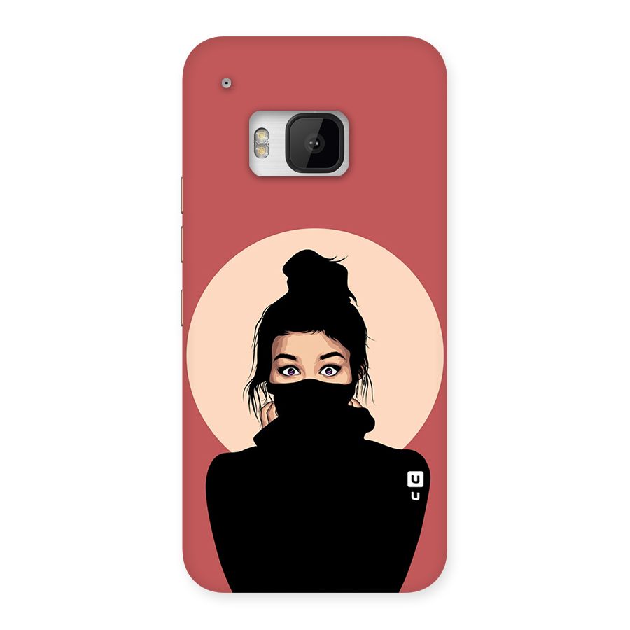 Aesthetic Digital Art Girl Back Case for HTC One M9